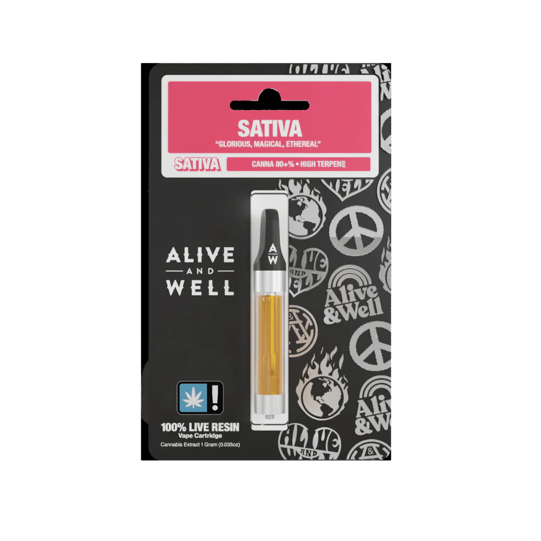 Alive and Well THCa Chem Dawg Vape Cart