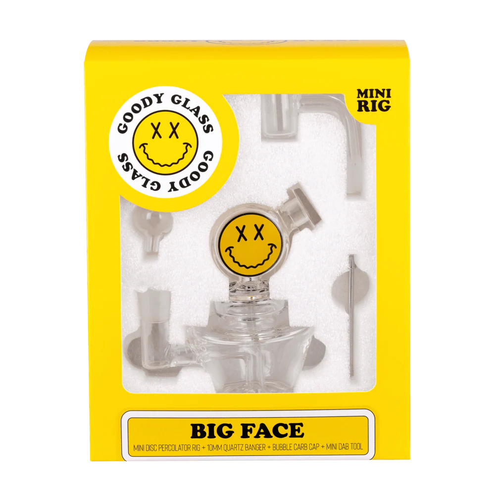 Goody Glass - Big Face Mini Dab Rig 4-Piece Kit - Image 5