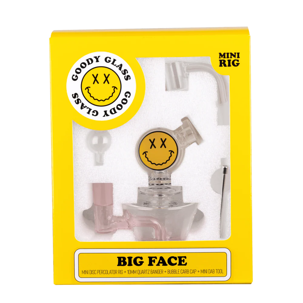 Goody Glass - Big Face Mini Dab Rig 4-Piece Kit - Image 6