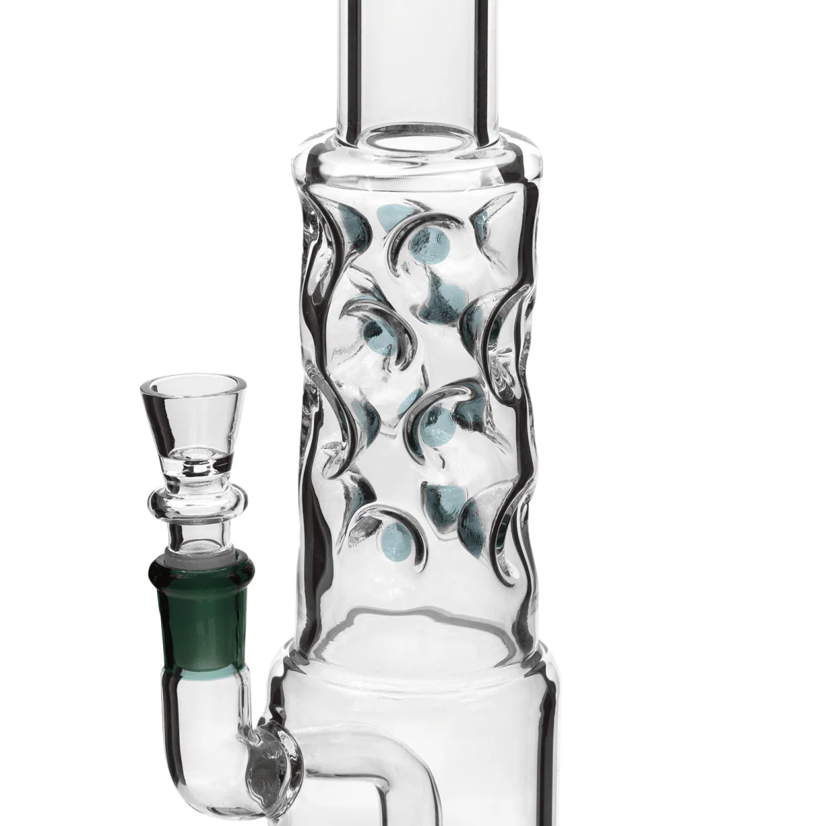 Straight Neck Bubble Bong 12" - Image 5