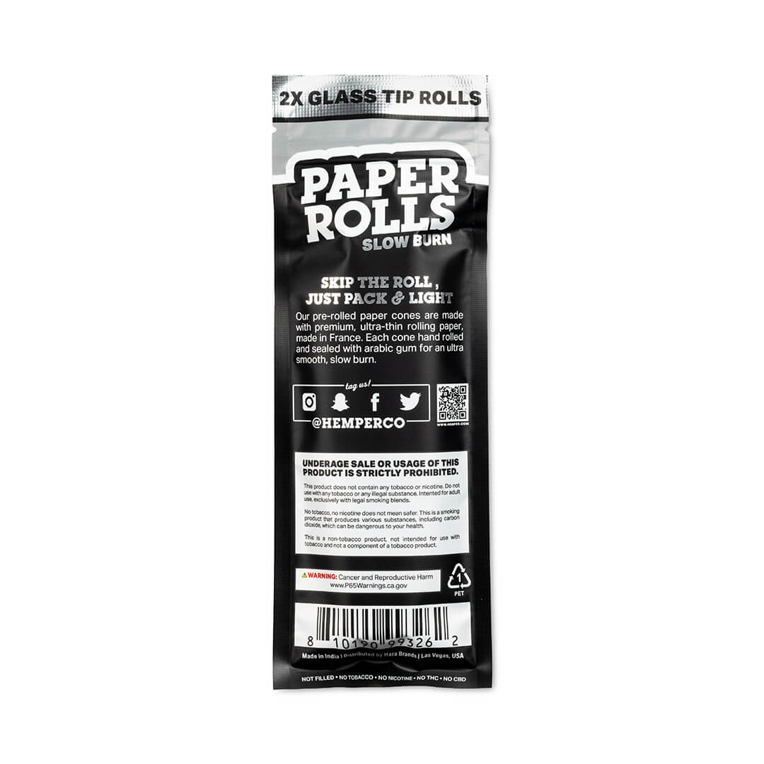 King Size Glass Tipped Paper Rolls - Image 2