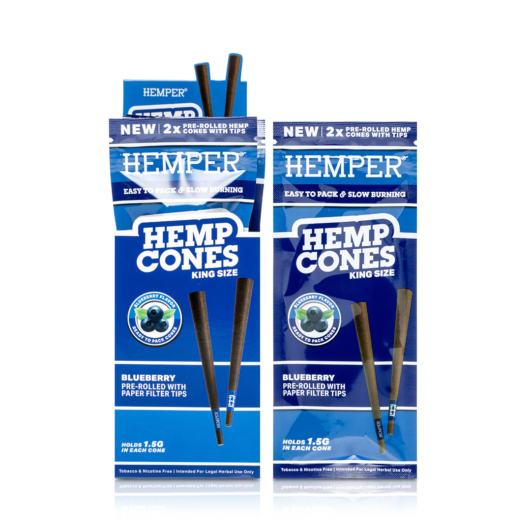 King Size Paper Tipped Hemp Cones - Image 16