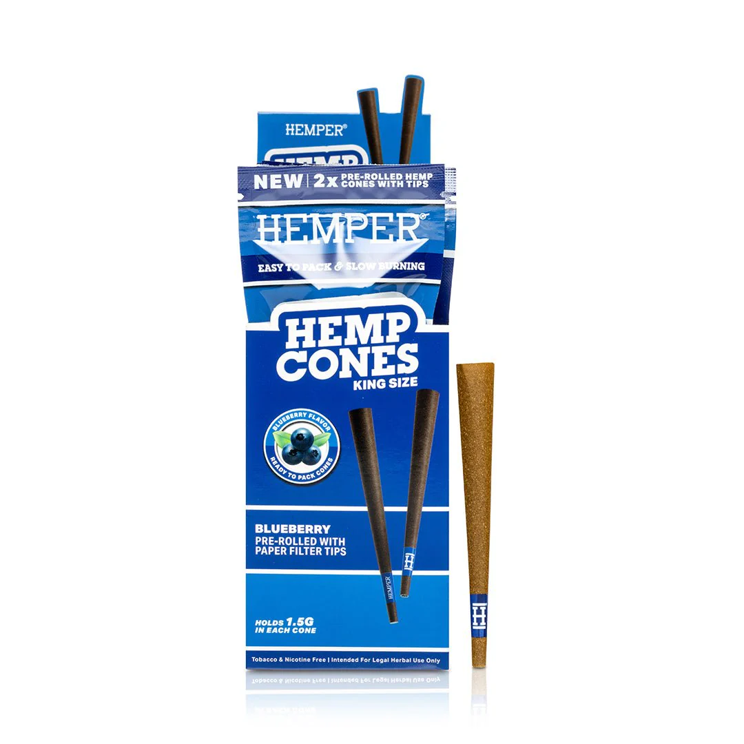 King Size Paper Tipped Hemp Cones - Image 17