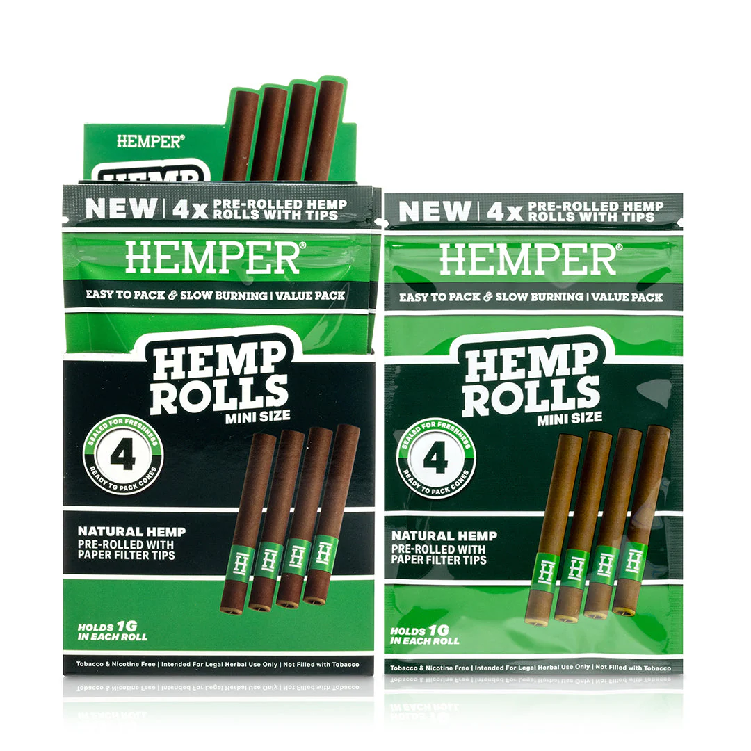Mini Size Paper Tipped Hemp Rolls - Image 10