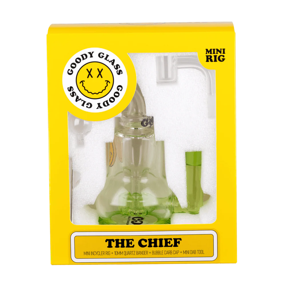 Goody Glass - The Chief Mini Dab Rig 4-Piece Kit - Image 4